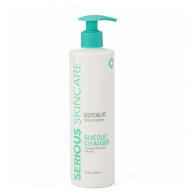 Serious Skincare front bottle view showing label and benefits