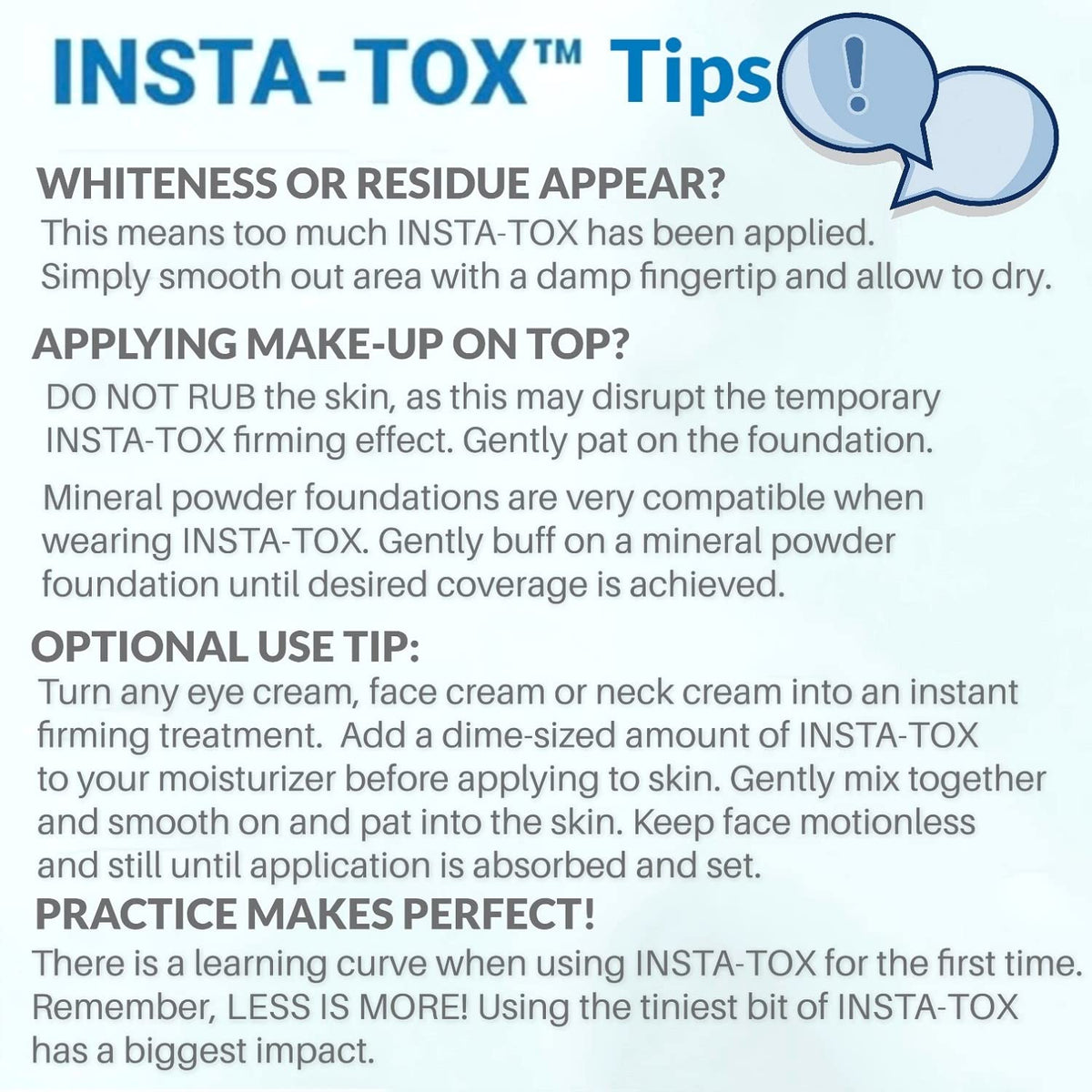 Serious Skincare label close-up showing ingredient list for informed use