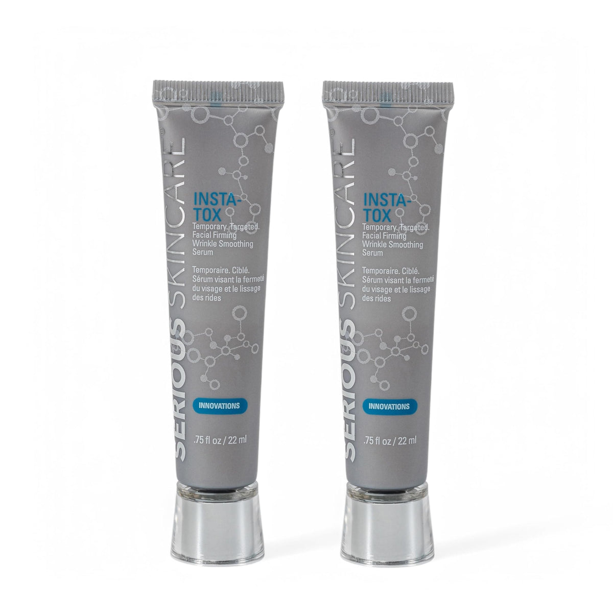 Serious Skincare product front packaging showing bottle and branding for quick ID and trust
