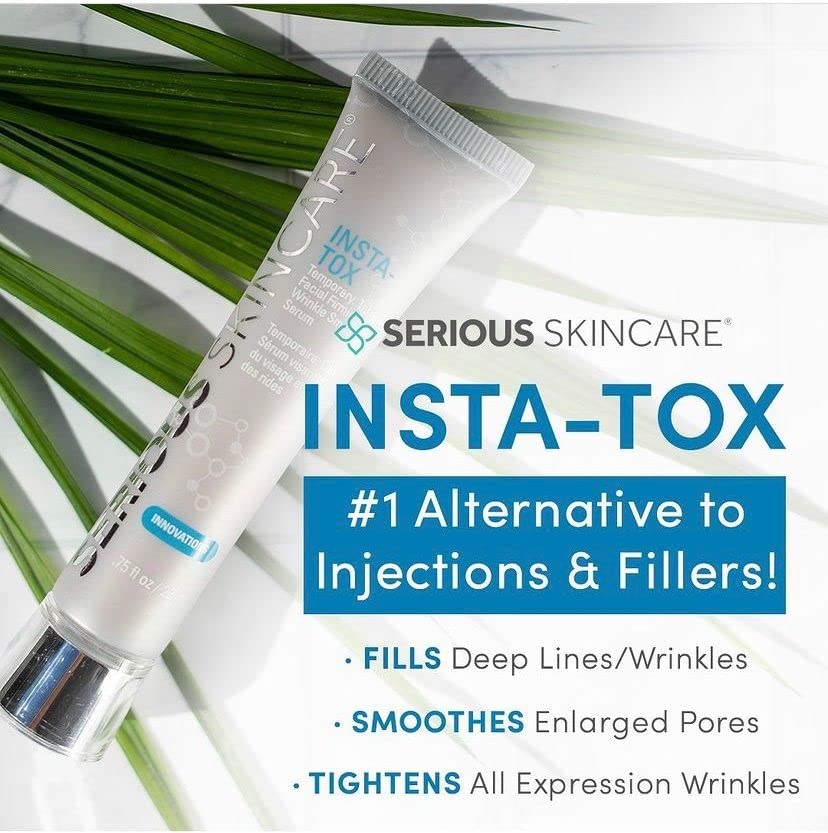 Serious Skincare before and after pores comparison reducing pore appearance