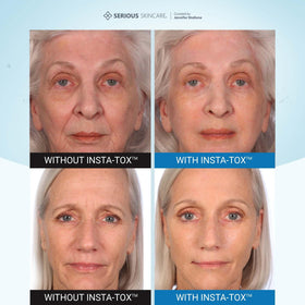Serious Skincare texture on hand illustrating lightweight, fast-absorbing finish