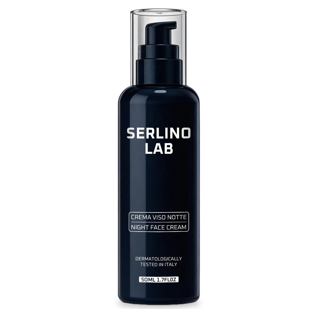 SerlinoLab jar front view showing sleek design and product identity benefits