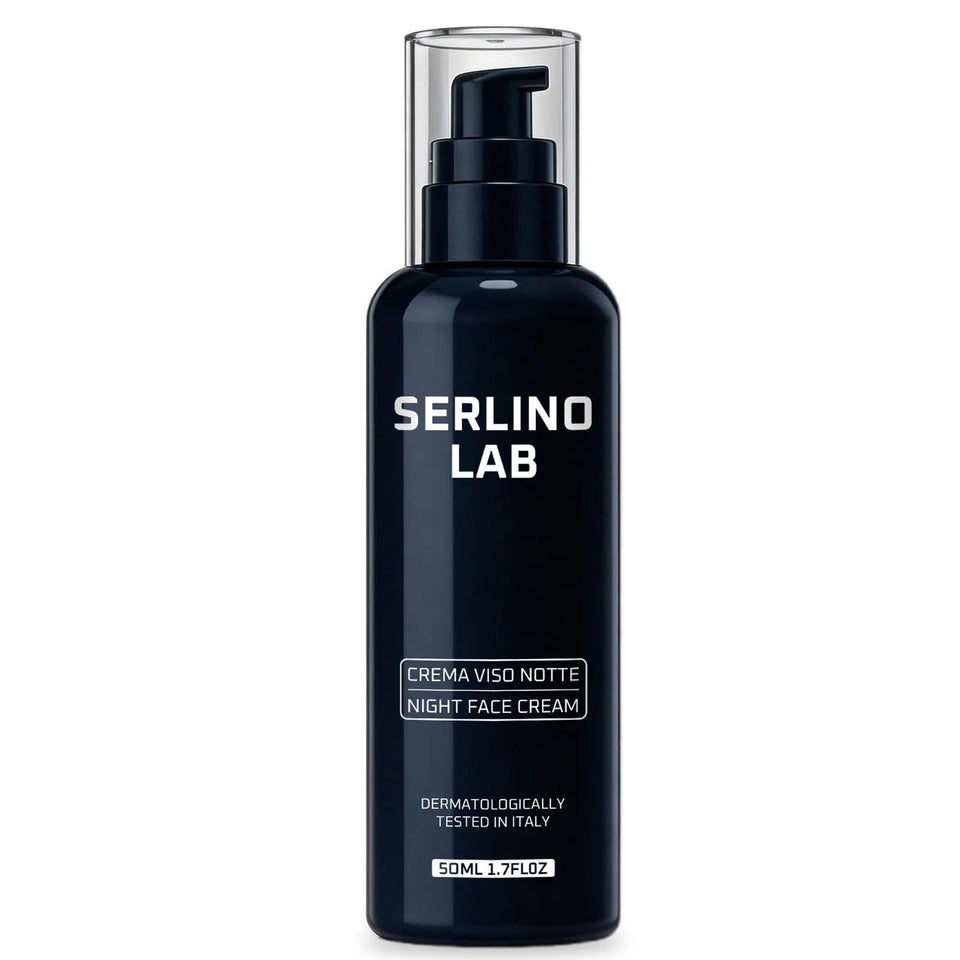 SerlinoLab jar front view showing sleek design and product identity benefits