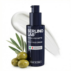 Omnis Uomo SerlinoLab front jar showing clean design and easy use benefit