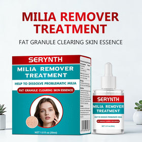 SERYNTH serum texture close-up highlighting lightweight fast-absorbing finish
