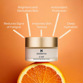Sesderma application morning routine demonstrating hydrated radiant skin benefit