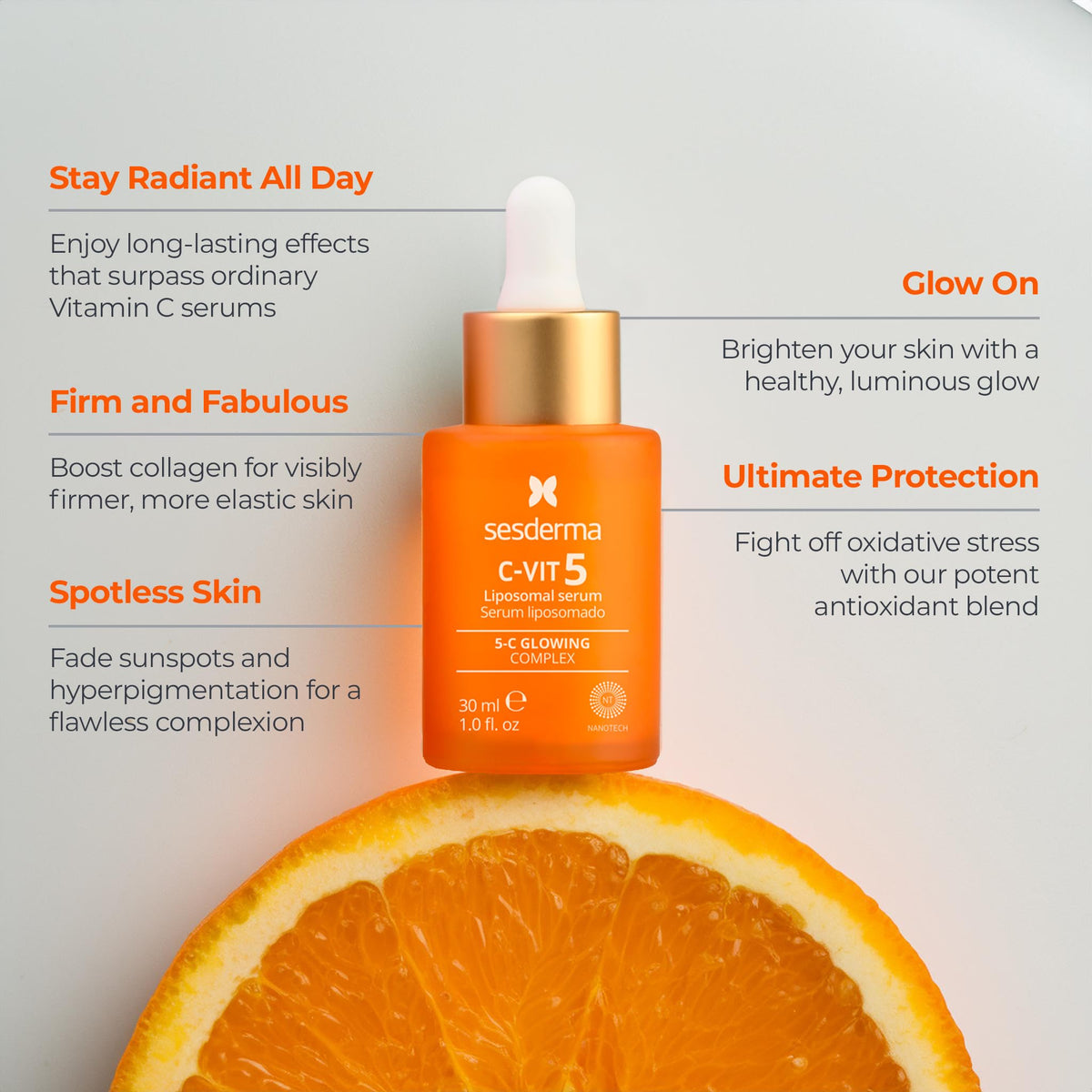 Sesderma dropper releasing serum, showing lightweight texture and hydration