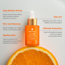 Sesderma dropper releasing serum, showing lightweight texture and hydration