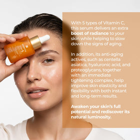 Sesderma bottle staged on bathroom shelf suggesting daily skincare routine