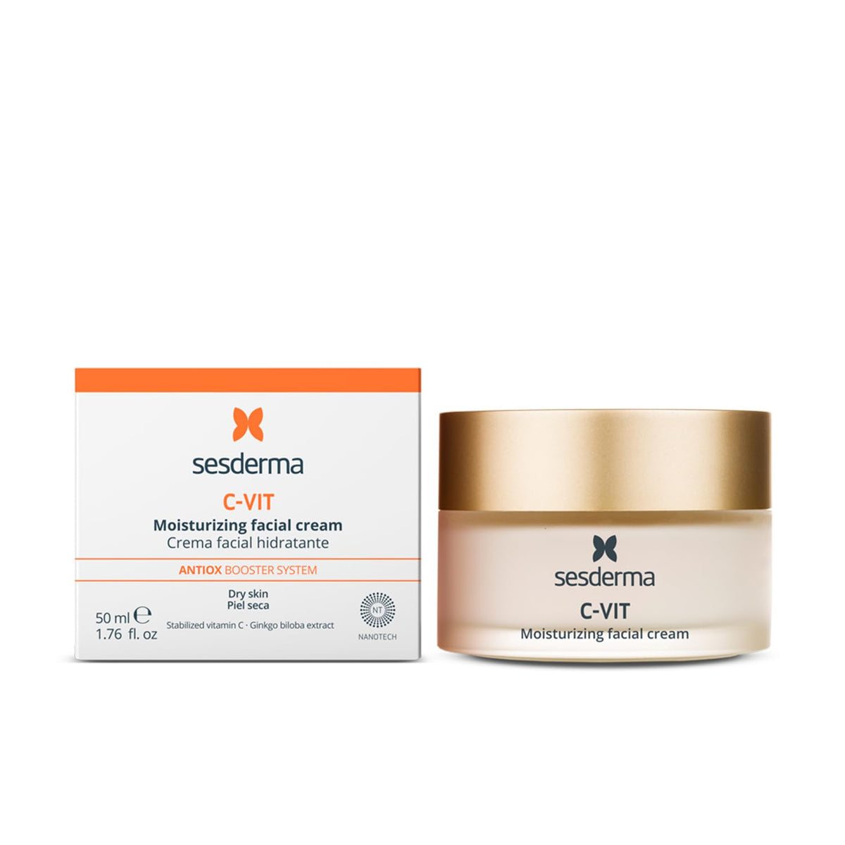 Sesderma front packaging showing jar and branding for confident purchase