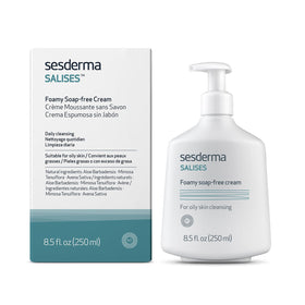 Sesderma front packaging showing cleanser and benefits