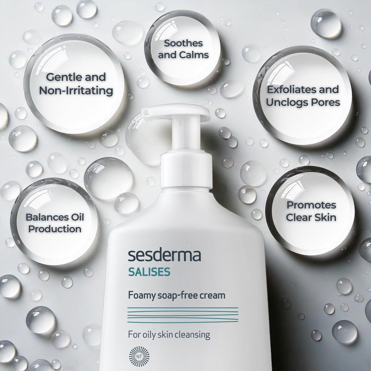 Sesderma pump dispensing product into hand for easy application