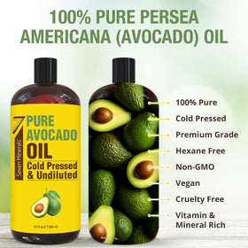 Seven Minerals oil pouring to show smooth texture and rich consistency