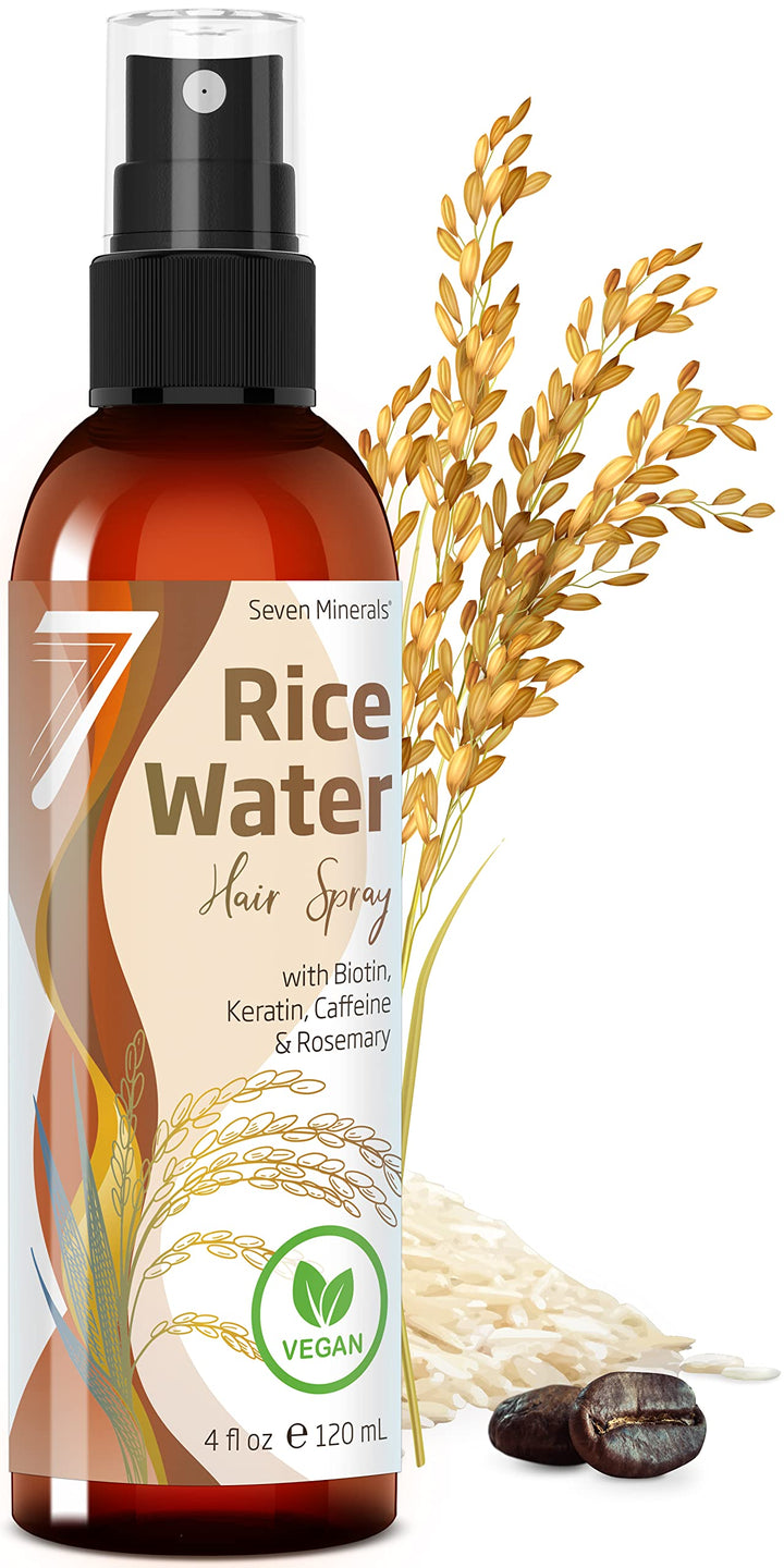 Seven Minerals bottle front packaging showing label and benefits