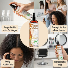 Seven Minerals hair styling lifestyle shot showing improved manageability and smoother appearance