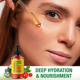 Seven Minerals hair treatment in use showing scalp massage for smoother, softer hair