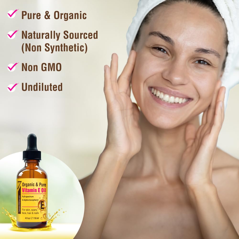 Seven Minerals used on hair ends showing improved shine and reduced frizz