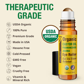 Seven Minerals oil texture drop on fingertip demonstrating silky, hydrating consistency