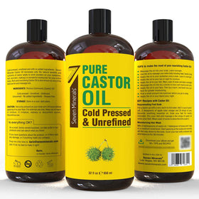 Seven Minerals 32oz bottle next to 16oz to show larger value and less waste