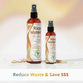 Seven Minerals 12oz bottle beside common toiletry to show size and value