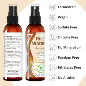 Seven Minerals 4 fl oz bottle beside common items for scale