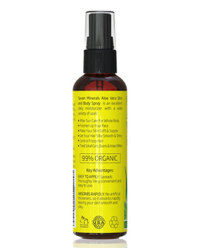 Seven Minerals bottle in hand for scale showing travel-friendly 2 fl oz size benefit
