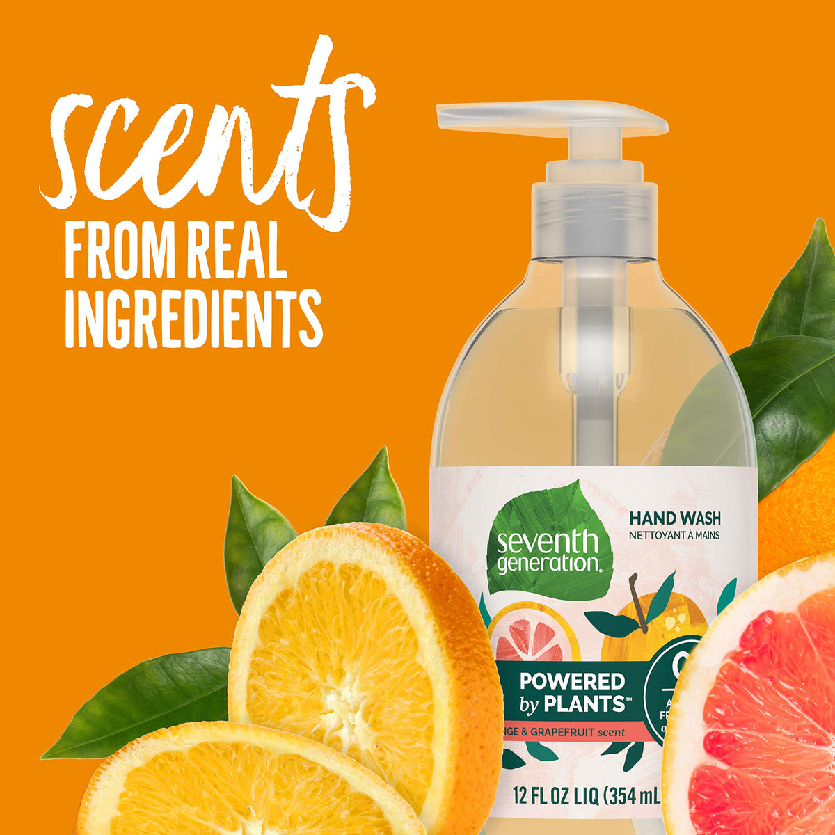 Seventh Generation bottle staged on kitchen counter for convenient everyday use