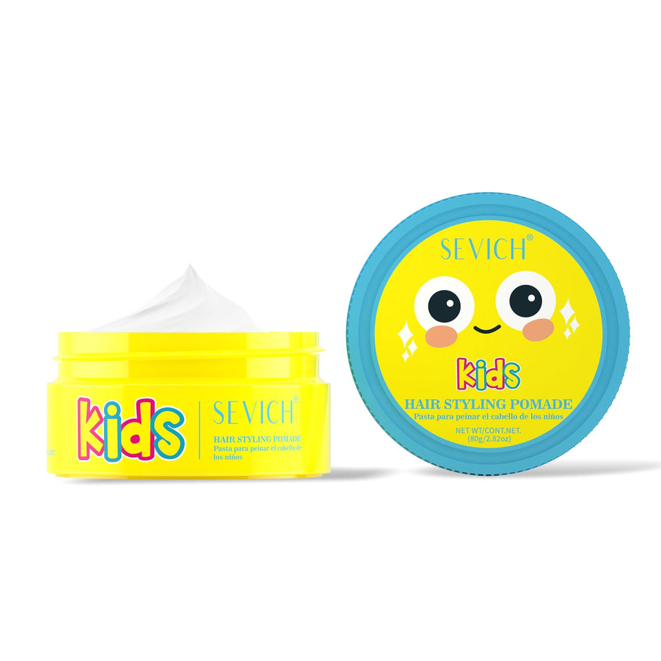 SEVICH front packaging showing gentle toddler styling pomade benefits