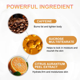 SEWOG application on abdomen being massaged to improve skin suppleness and hydration