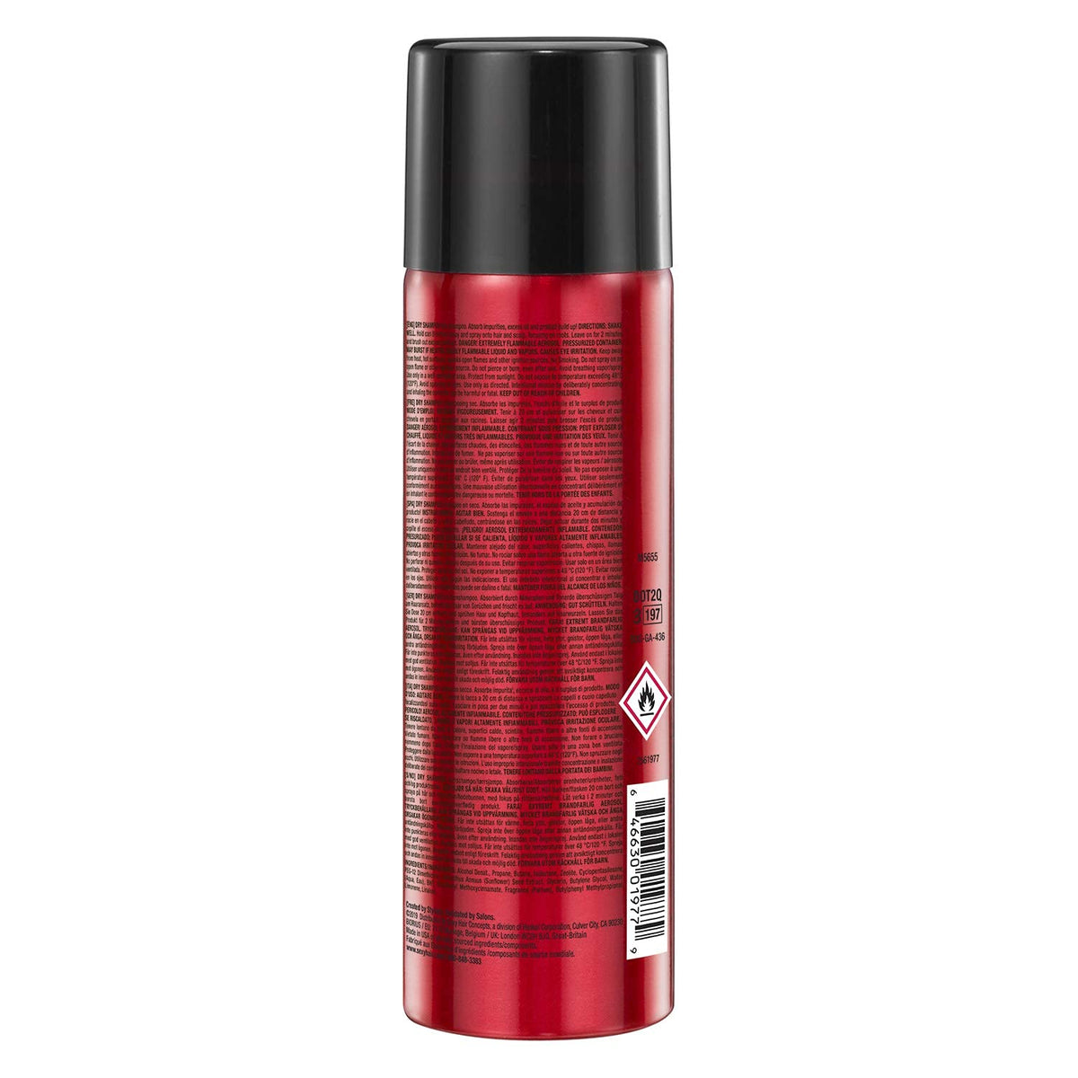 SexyHair aerosol spray action demonstrating quick oil absorption benefit
