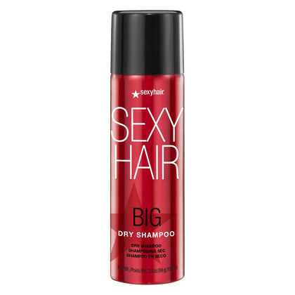 SexyHair Big Dry Shampoo front packaging shows product and benefits