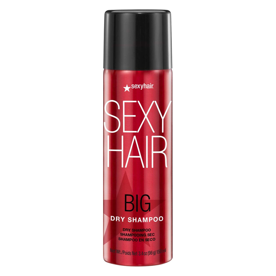 SexyHair Big Dry Shampoo front packaging shows product and benefits