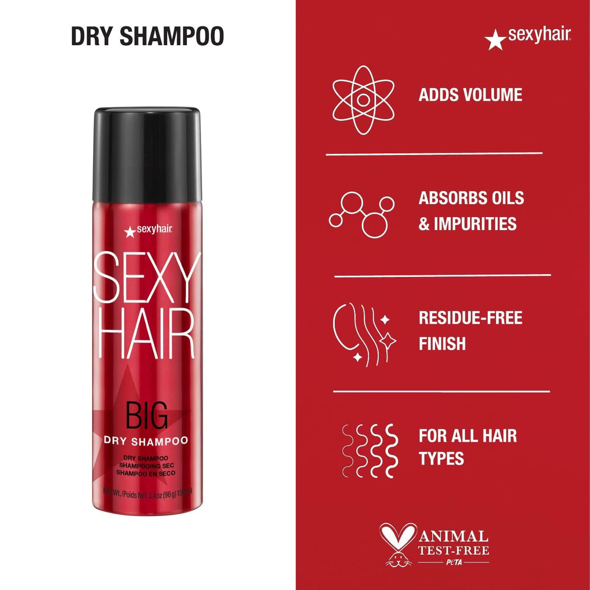 SexyHair placed in travel bag for on-the-go refresh and styling