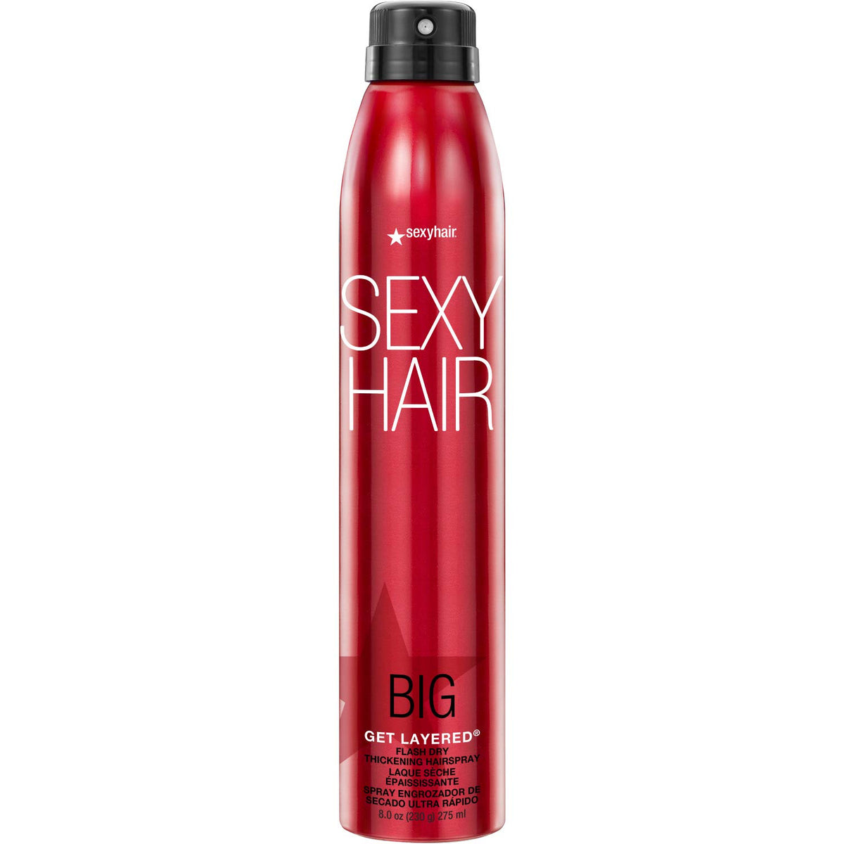 SexyHair Big front packaging showing can and label for instant volume