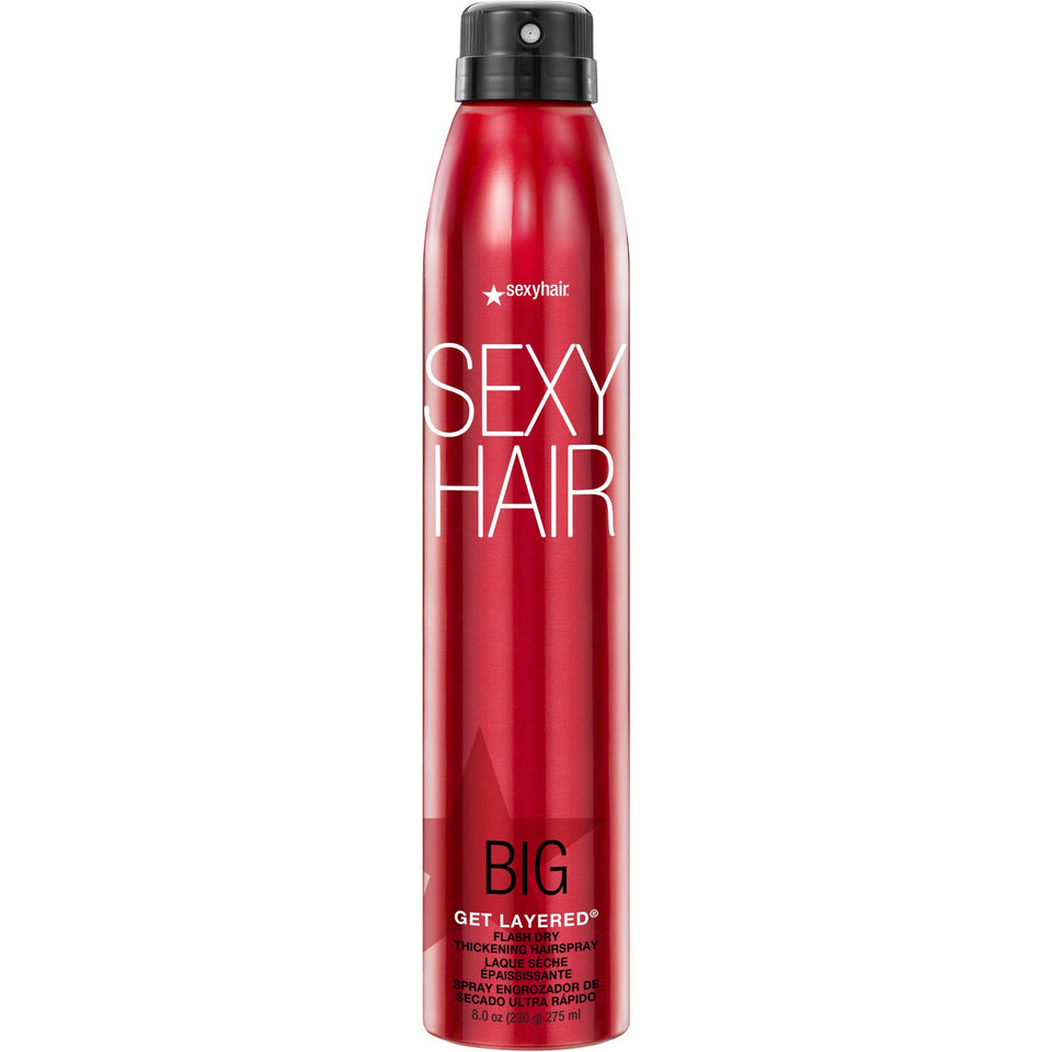 SexyHair Big front packaging showing can and label for instant volume