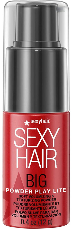 SexyHair Big Powder Play Lite front packaging shows compact invisible volumizer