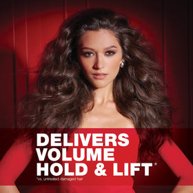 SexyHair 16 oz can beside ruler to show size and travel benefit