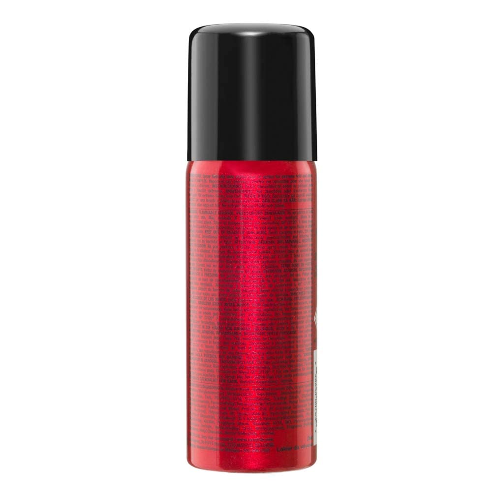 SexyHair aerosol nozzle close-up demonstrating precise spray for controlled application