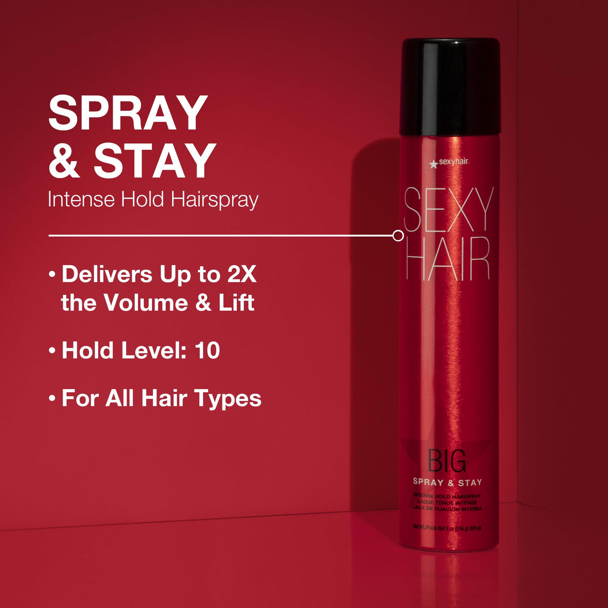 SexyHair nozzle close-up highlighting even spray and precise control