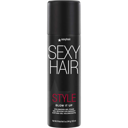 SexyHair Blow It Up front packaging showing 5 oz can and branding for easy identification and styling benefit