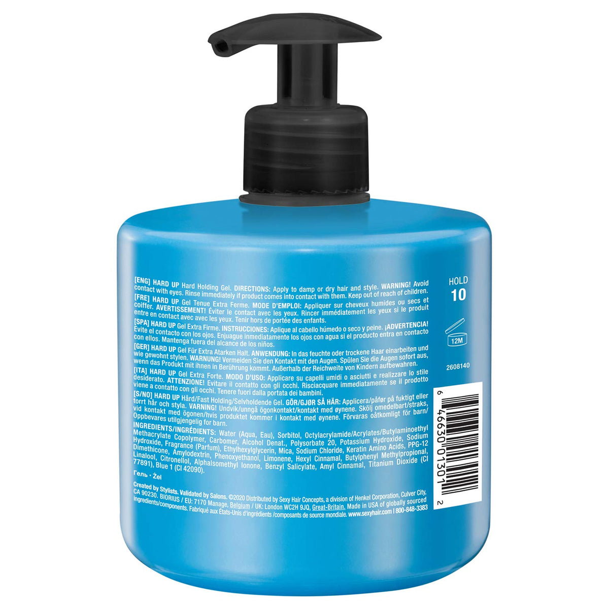 SexyHair clear gel texture close-up demonstrating smooth finish