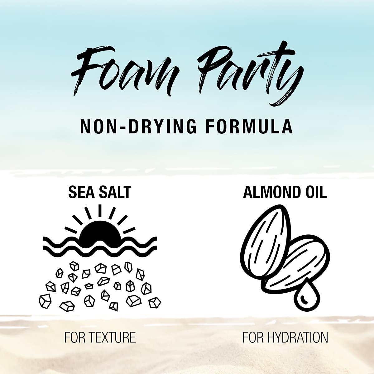 SexyHair applied to damp hair demonstrating beachy texture and volume