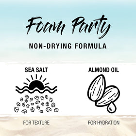 SexyHair applied to damp hair demonstrating beachy texture and volume