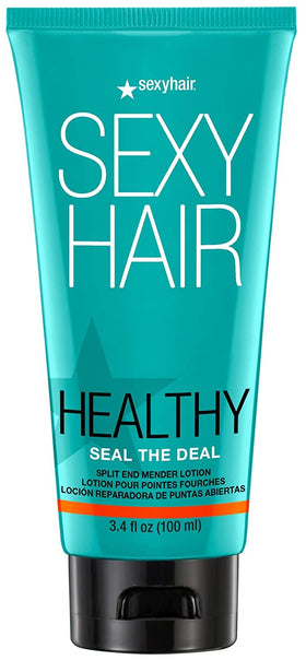 SexyHair front packaging showing the Seal the Deal lotion and product benefits