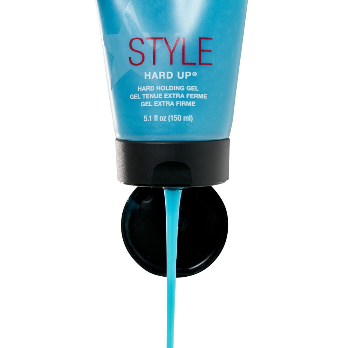SexyHair clear gel texture on fingers highlighting non-flaking finish
