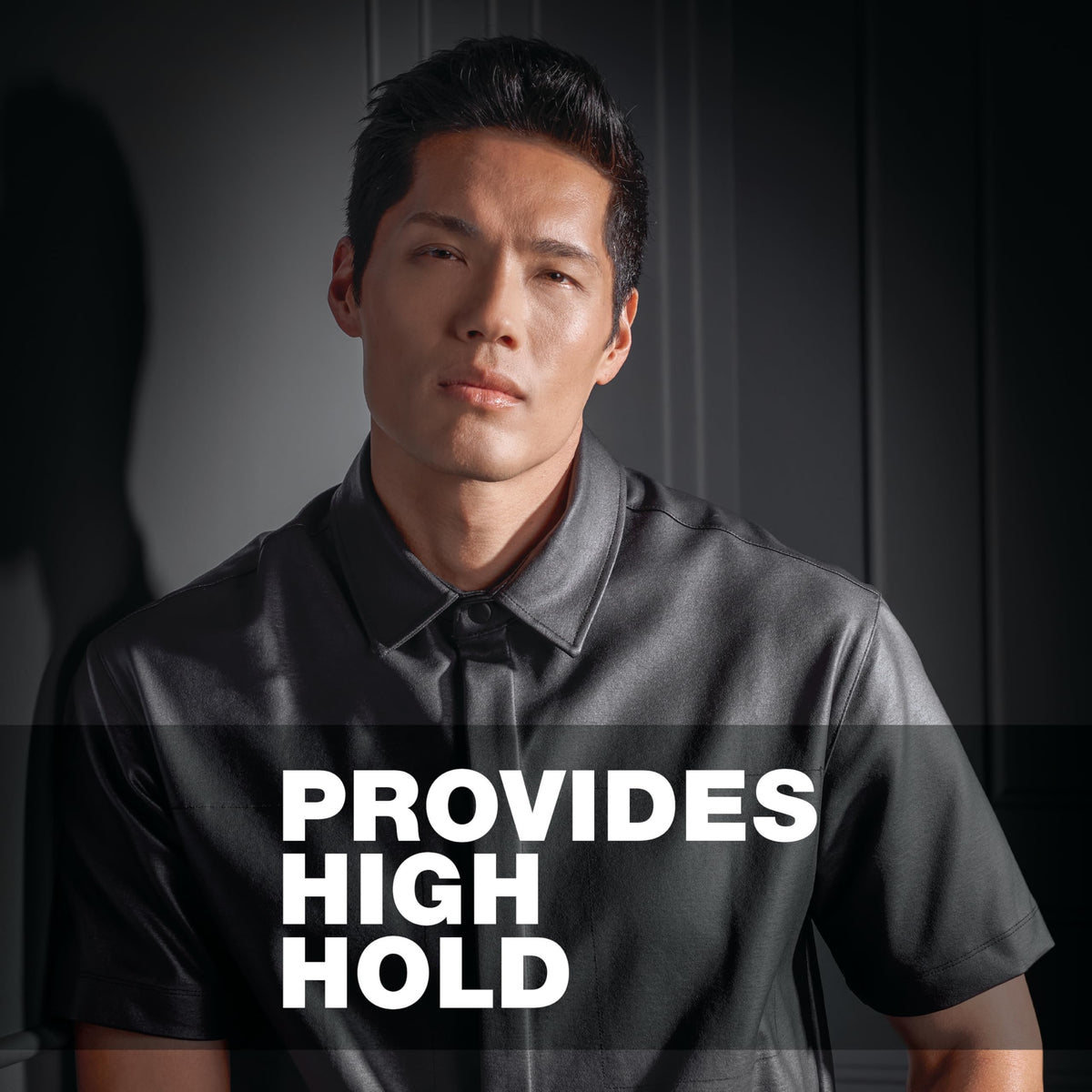 SexyHair gel on hands showing clear formula and non-flaking benefit