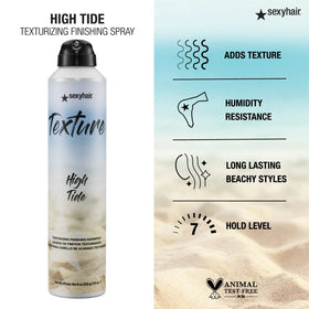 SexyHair High Tide close-up of mist texture for buildable hold