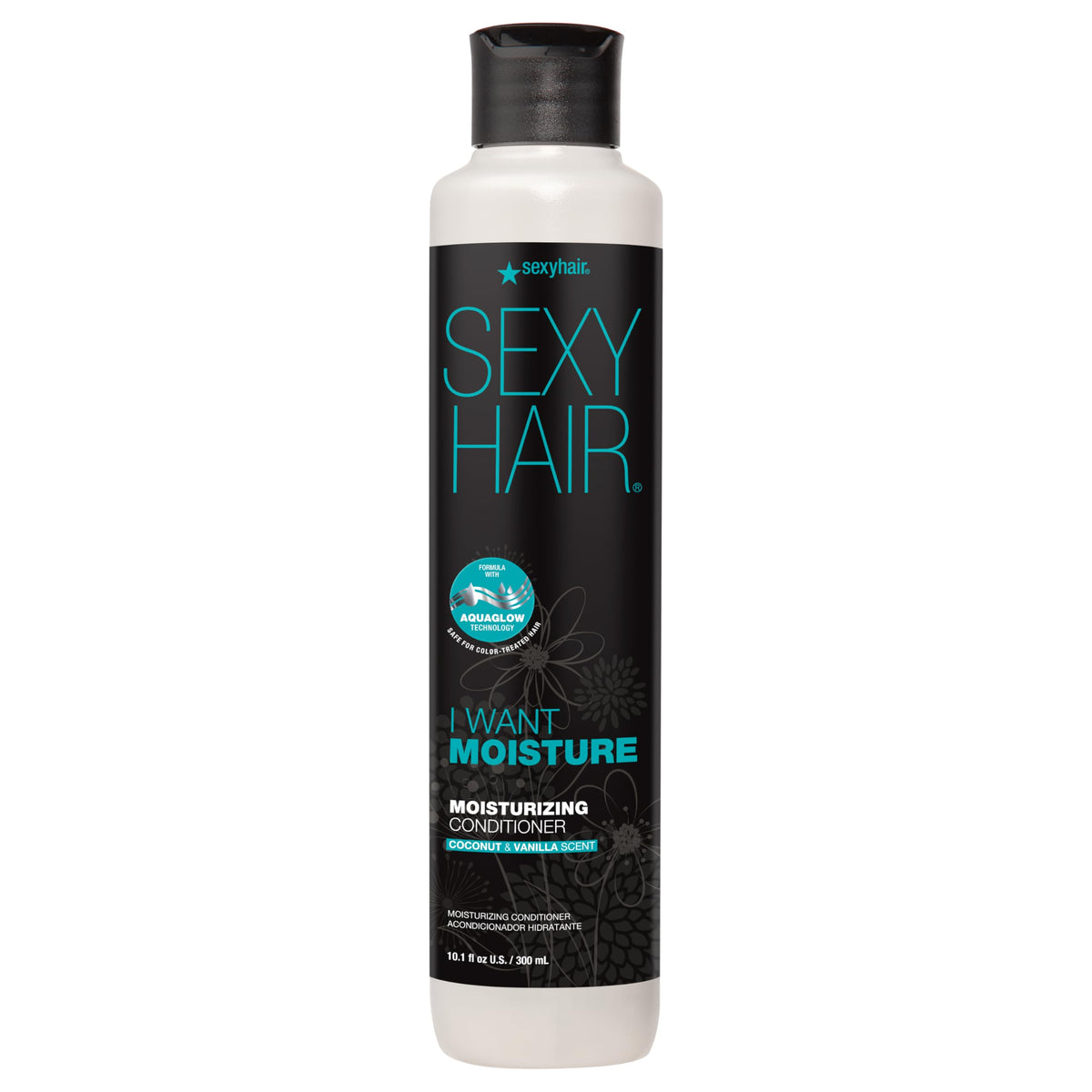 SexyHair front label showing product name and benefits for quick recognition