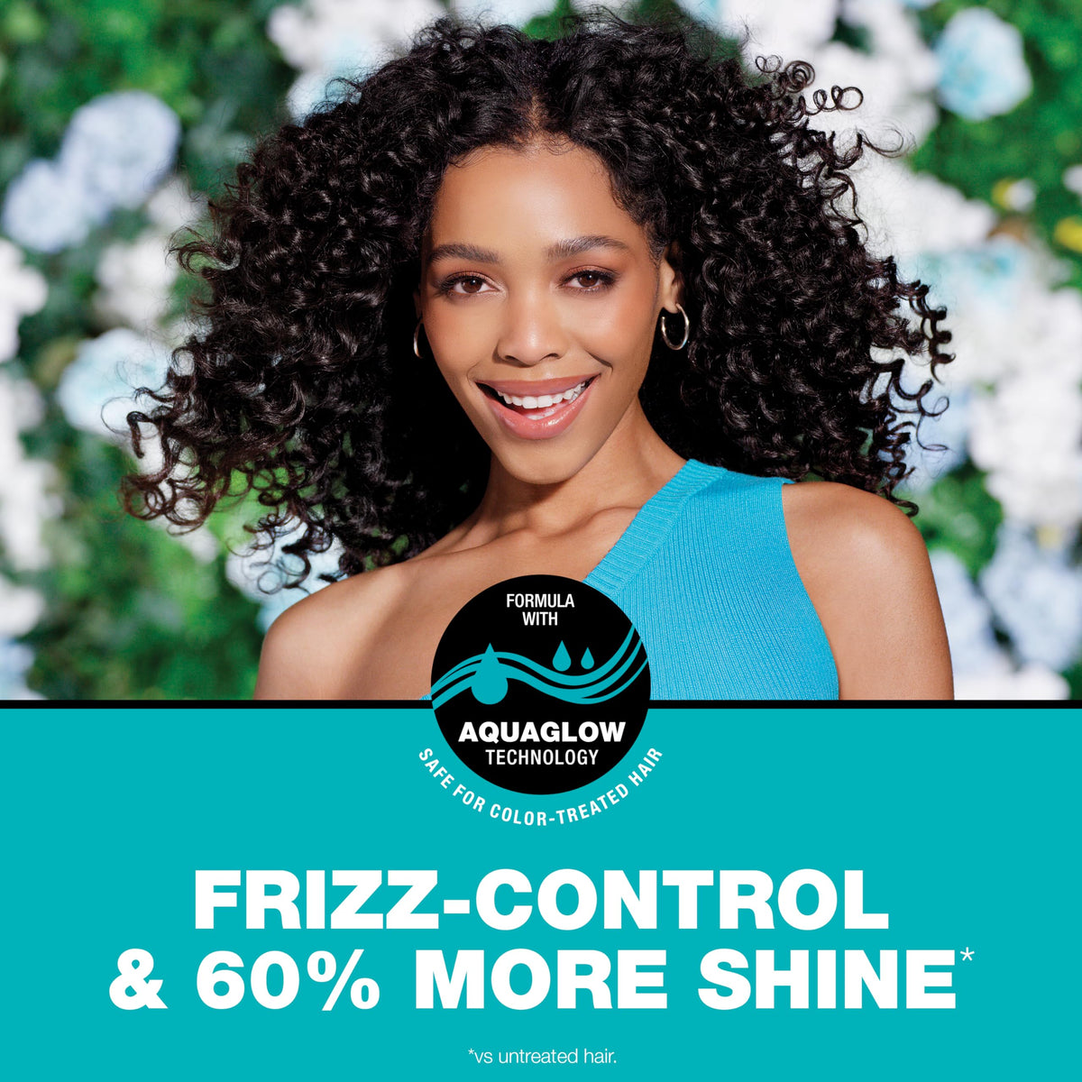 SexyHair conditioner texture poured from bottle illustrating rich, hydrating cream