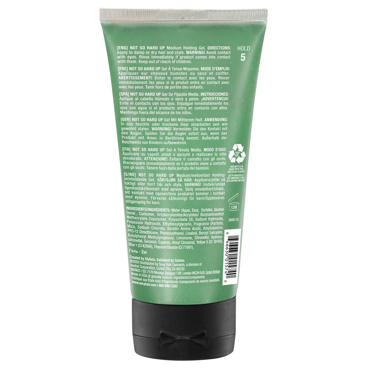 SexyHair clear gel texture on fingertip highlighting non-flaking finish